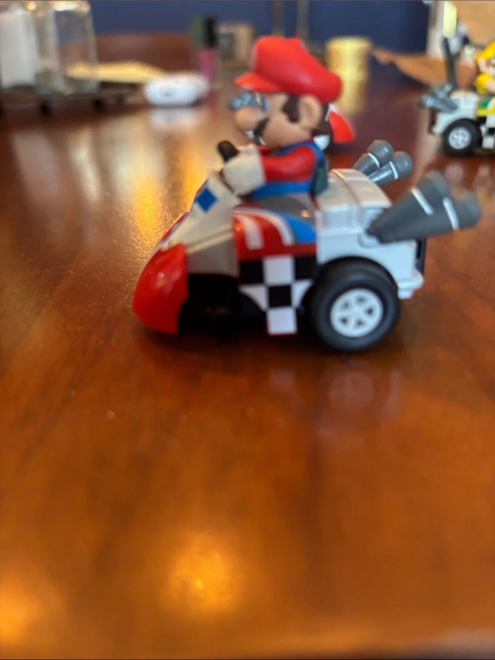 Nintendo Mini Character Push Cars in Red, Yellow, Green
